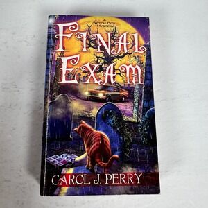 Final‎ Exam Carol J. Perry 2019 First Printing Witch City Mystery Kensington